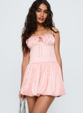 Marabou Mini Dress Pink