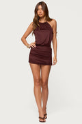 Anira Chain Backless Mini Dress